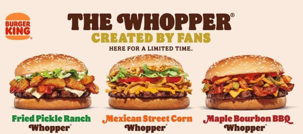 Burger King Menu