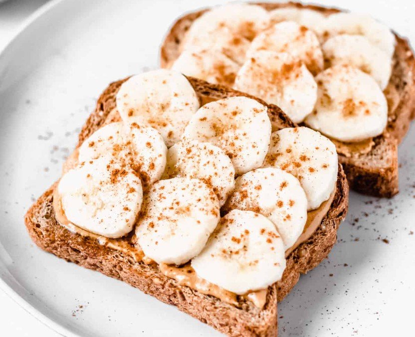 Peanut Butter and Banana Toast