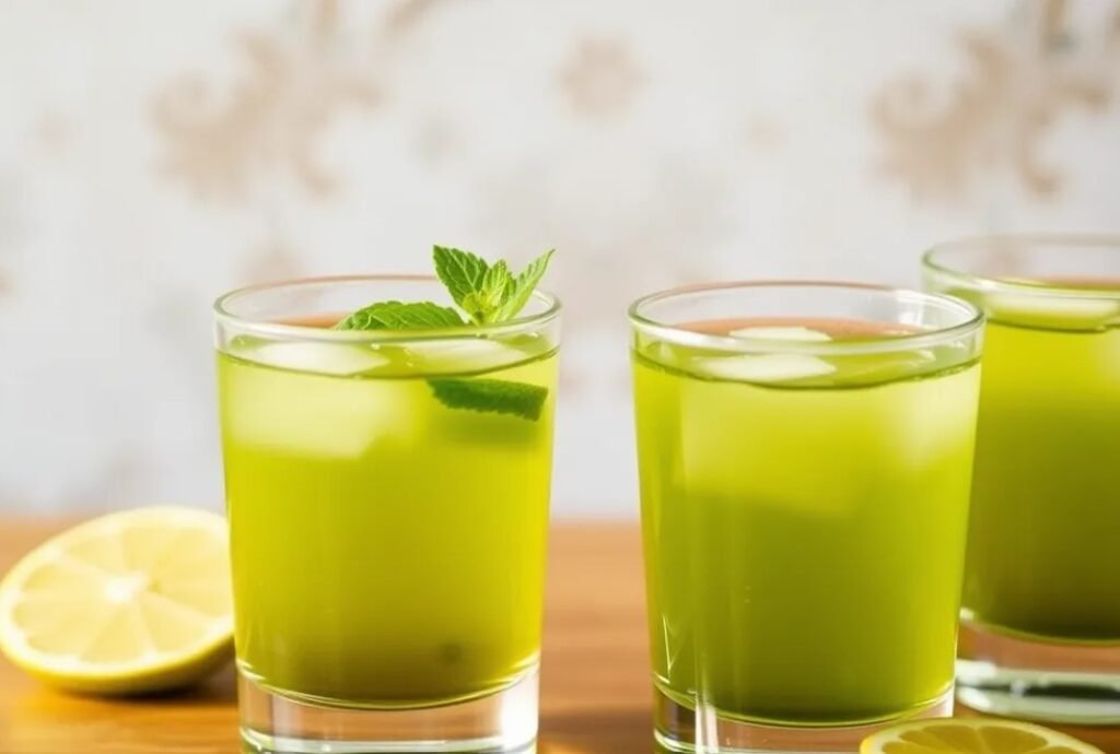 Green tea shot